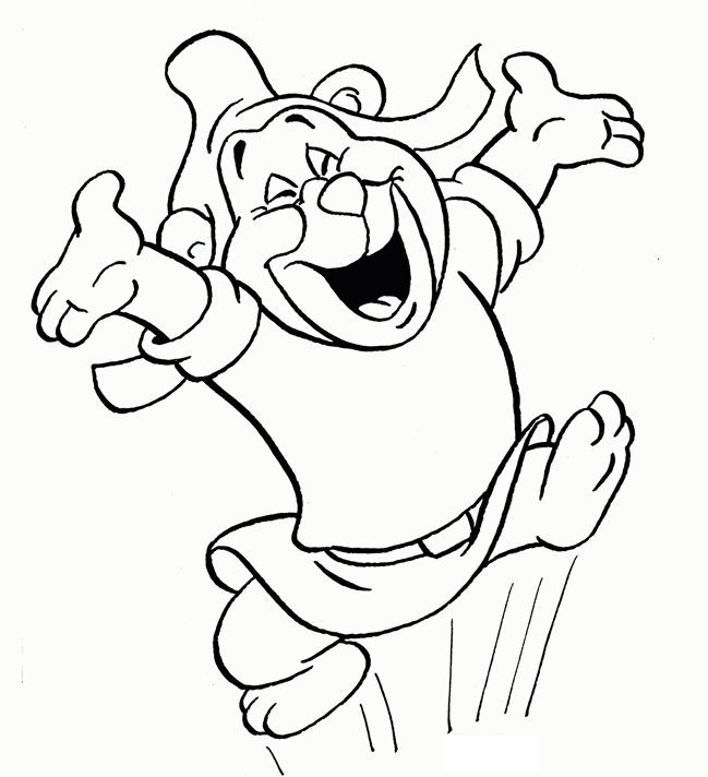 Online coloring book: Jumping gummy bear coloring book